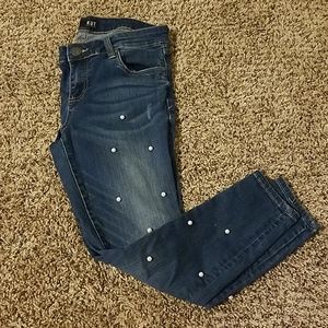 Pearl crop jeans